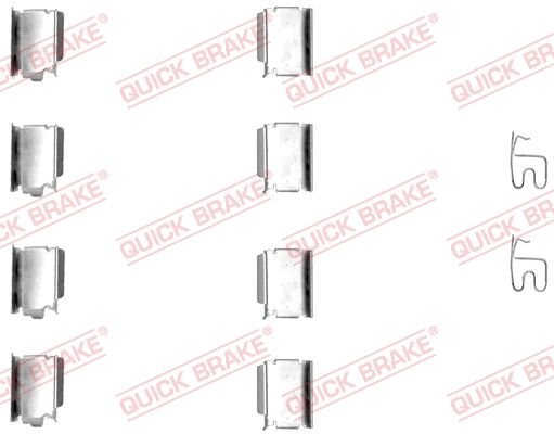 QUICK BRAKE Комплектующие, колодки дискового тормоза 109-1246